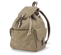 Quadra Sac à Dos Vintage en Toile Sahara, Marine, Vert Militaire