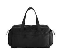 Quadra - Sac de sport noir hydrofuge - Sac de sport - Sac de voyage essentiel - Sac de sport, sac de yoga - Sac de sport 100 % polyester recyclé et sac de voyage, Noir , QS300 Sac fourre-tout pour