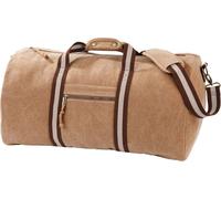 Quadra - Sac de voyage, vintage, toile PC6446 (taille unique) (Sable)