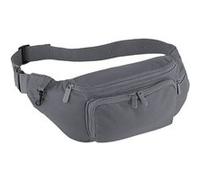 Quadra - Sacoche banane - 2 litres (Taille unique) (Gris graphite) - UTBC741 Gris G
