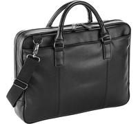 Quadra - Sacoche pour ordinateur portable "Nuhide", coupe étroite PC6895 (taille unique) (Noir)