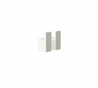 Quadra - Set de 2 crochets muraux 8 BxHxT 1.4x3.6x2.2cm