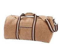 Quadra Vintage - sac de voyage en toile - 45 litres (Lot de 2) (Taille unique) (Sahara) - UTBC4429 Sahara G