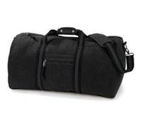 Quadra Vintage - sac de voyage en toile - 45 litres (Taille unique) (Noir) - UTBC767 Noir G