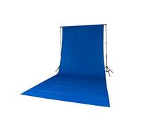Quadralite Fond de studio tissu mousseline bleu 2,85x6m