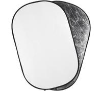 Quadralite réflecteur pliable argent et blanc 120x180cm type II