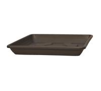 Blim Soucoupe carrée pour Pot de Fleurs Anthracite 50 x 50 cm