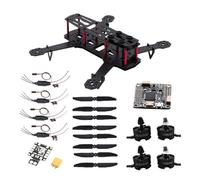 Quadricoptère QAV250 250 mm en Fibre de Carbone, Moteur MT2204 2300 KV, contrôleur de vol 12 A, contrôleur de vol FV3S et kit FS-i6 IA6B(Without Flysky I6)