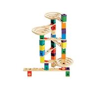 Hape Jeu de construction Vertigo Quadrilla en bois 134 pièces 50 billes – Dès 4 ans – Motricité fine