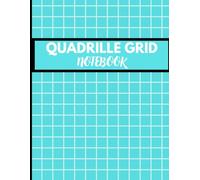 Quadrille Grid Notebook: 8.5 x 11 Engineering Paper Pad - 140 Pages Non-Reproducible Blue Grid for Technical Drawing, Architecture & Math