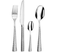 AMEFA - Ménagère 24 couverts de table pour 6 personnes - Quadrille - Acier inoxydable 18/0, Finition Brillante