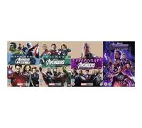 Quadrilogie Avengers - 4 Films Dvd : Assemble, Age Of Ultron, Infinity War, Endgame