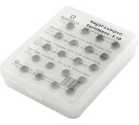 Quadrios 1802O018 Ampoule témoin 1.5 V, 2.5 V, 4.5 V, 4.8 V, 12 V Culot E10 20 parties