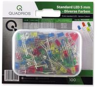 QUADRIOS, 1802O030, Standard LED-SET 5 mm, Diffus, Klar, 100 ST