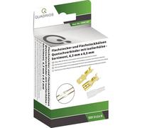 Quadrios 1908C187 Assortiment de cosses à sertir 1.50 mm² 2.50 mm² laiton, transparent 100 parties
