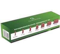 Quadrios 2004CA100 Assortiment de gaines thermorétractables rouge Taux de retreint:2:1 1 set