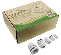 Quadrios 2009CA108 Assortiment de presse-étoupes PA66 gris clair (RAL 7035) 1 set