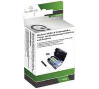 Quadrios 2010C256 Connecteur VGA mâle, droit Nombre de pôles: 15 noir 1 set