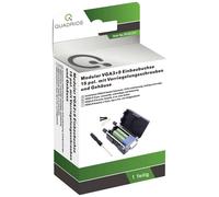Quadrios 2010C257 Connecteur VGA femelle, droit Nombre de pôles: 15 noir 1 set