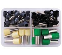 Quadrios 2010C394 Assortiment d'embouts simples 4 mm², 6 mm², 10 mm², 16 mm² partiellement isolé 45 pc(s)