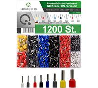 QUADRIOS Assortiment d'embouts 2011C405 simples partiellement isolés multicolore 1200 pc(s)