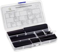 Quadrios 201711CA002 Assortiment de gaines thermorétractables noir Taux de retreint:3:1 1 set