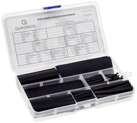 Quadrios 201711CA002 Assortiment de gaines thermorétractables noir Taux de retreint:3:1 1 set