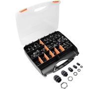 Quadrios 2102CA110 Assortiment de presse-étoupes PA66 noir (RAL 9005) 1 set