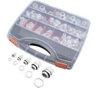 Quadrios 2102CA115 Assortiment de presse-étoupes avec écrou de bloquage PA66 blanc 224 pc(s)
