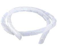 Quadrios 2111C143 Tuyau spiralé 12 à 70 mm Blanc 1 kit, Gaine + protection pour câbles, Blanc