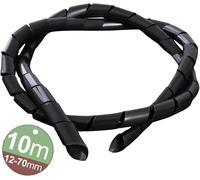 Quadrios 2111C146 2111C146 Gaine spirale 12 à 70 mm noir 1 set