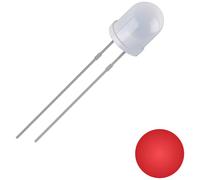 Quadrios 2111O166 LED rouge rond 3 mm 700 mcd 30 ° 20 mA 2 V