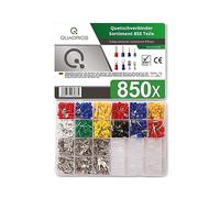 Quadrios 22C423 Assortiment de connecteurs à sertir 0,5 mm² 6 mm² Rouge, bleu, jaune, vert, blanc, transparent