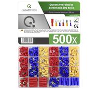 Quadrios 22C424 Assortiment de cosses à sertir 0.5 mm² 2.5 mm² rouge, bleu, jaune 1 set