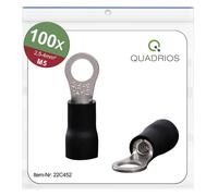 QUAD 22C452 - Cosses de câble à anneau M5 2,5-4 mm² 100 pcs