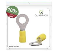 QUAD 22C460 - Cosses de câble à anneau M10 4-6 mm² 100 pcs