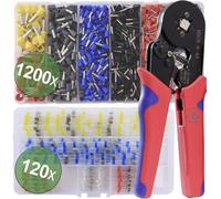 Quadrios 22T008 22T008 Jeu de pinces à sertir pour embouts de 0.25 à 10 mm² Incl