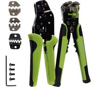 Quadrios 22T015 22T015 Set doutils de sertissage pour embouts de câble, pour cosses Faston, pour connecterus solaires 0.25 à 6 mm²