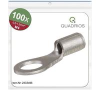 Quadrios 23C496 Cosse à oeillet Section max.=1.5 mm² Ø du trou=4.3 mm non isolé 100 pc(s)