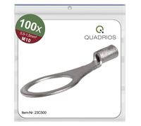 Quadrios 23C500 Cosse à oeillet Section max.=1.5 mm² Ø du trou=10.5 mm non isolé 100 pc(s)