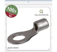 Quadrios 23C513 Cosse à oeillet Section max.=6 mm² Ø du trou=6.5 mm non isolé 100 pc(s)