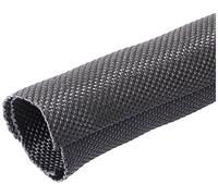 Quadrios 23CA201 23CA201 Gaine tressée noir polyester 38 à 39 mm Marchandise vendue au mètre