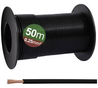 Quadrios 23CW023 Conducteur individuel 0.25 mm² noir 50 m