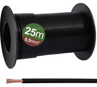 Quadrios 23CW025 Conducteur individuel 0.5 mm² noir 25 m
