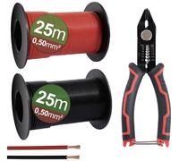 Quadrios 23CW028 Assortiment de cordons 0.5 mm² noir, rouge 1 set
