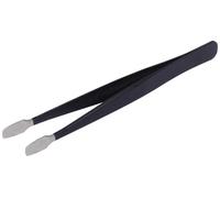 Quadrios 23EC156 antistatique (ESD) Pince brucelle ESD plate, arrondie