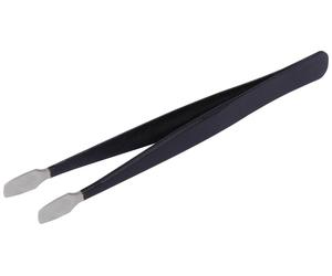 Quadrios 23EC156 antistatique (ESD) Pince brucelle ESD plate, arrondie