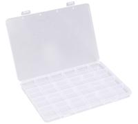 Quadrios 23SA088 Mallette de rangement (L x l x H) 19 x 13 x 1.5 cm Nombre de compartiments: 24 séparations fixes Contenu 1 pc(s)