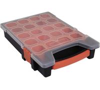 Quadrios 23SA091 Mallette de rangement (L x l x H) 32.5 x 22 x 6 cm Nombre de compartiments: 10 séparations fixes Contenu 1 pc(s)