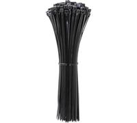 Quadrios 24CA364 24CA364 Lot de 100 serre-câbles 500 mm 4 mm Noir Stabilisé aux UV
